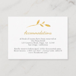 Zweigstelle Gold Airy. Elegante stilvolle Unterkun Begleitkarte