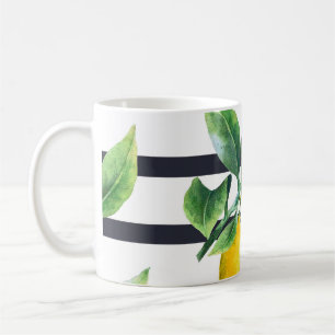 Zweigstelle Lemon: Citrus Watercolor Bliss Kaffeetasse