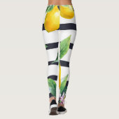 Zweigstelle Lemon: Citrus Watercolor Bliss Leggings (Rückseite)