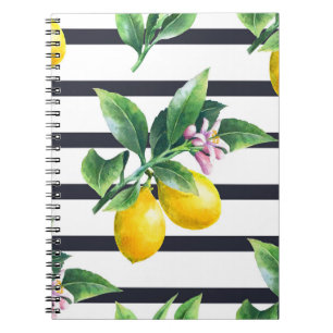 Zweigstelle Lemon: Citrus Watercolor Bliss Notizblock