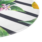 Zweigstelle Lemon: Citrus Watercolor Bliss Schneidebrett (Ecke)