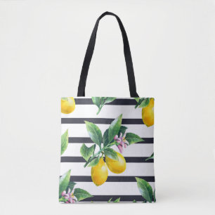 Zweigstelle Lemon: Citrus Watercolor Bliss Tasche