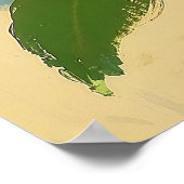 Zweigstelle Lemon Tree mit hellgelben Früchten Poster (Ecke)