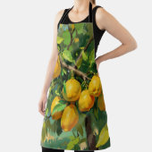 Zweigstelle Lemon Tree mit hellgelben Früchten Schürze (InSitu)