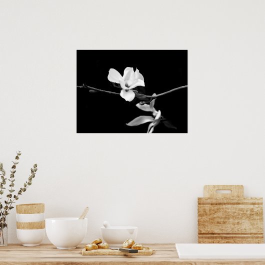 Zweigstelle Magnolia Poster (Küche)