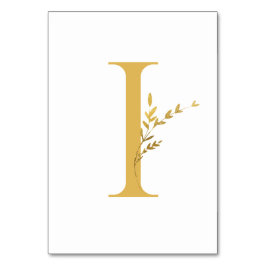 Zweigstelle Minimalistisch White and Gold Moderne Tischnummer