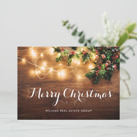 Zweigstelle Mistletoe Rustikale Weihnachten (Stehend Vorderseite)