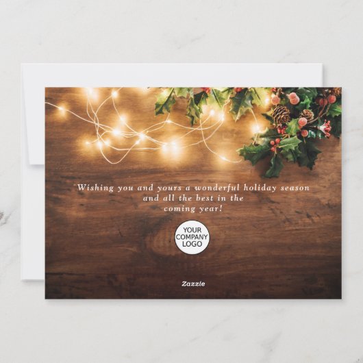 Zweigstelle Mistletoe Rustikale Weihnachten (Rückseite)