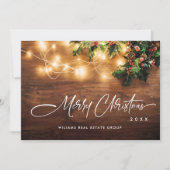 Zweigstelle Mistletoe Rustikale Weihnachten (Vorderseite)