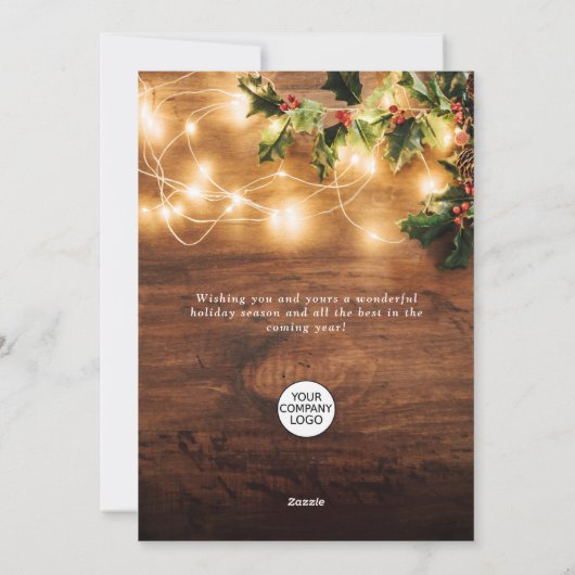 Zweigstelle Mistletoe Rustikale Weihnachten (Rückseite)