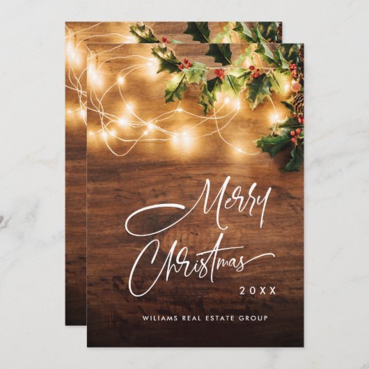 Zweigstelle Mistletoe Rustikale Weihnachten (Vorne/Hinten)