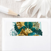 Zweigstelle mit goldenen Blätter Ginko Biloba (Insitu)