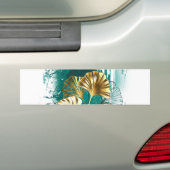 Zweigstelle mit goldenen Blätter Ginko Biloba Autoaufkleber (Auf Auto)
