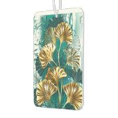 Zweigstelle mit goldenen Blätter Ginko Biloba Autolufterfrischer (Links)