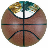 Zweigstelle mit goldenen Blätter Ginko Biloba Basketball (Rechts)