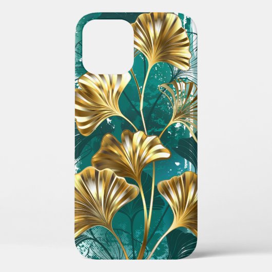 Zweigstelle mit goldenen Blätter Ginko Biloba Case-Mate iPhone Hülle (Rückseite)