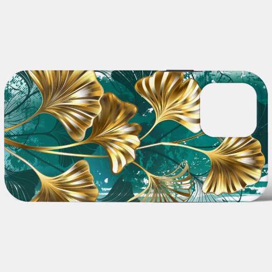Zweigstelle mit goldenen Blätter Ginko Biloba Case-Mate iPhone Hülle (Rückseite (Horizontal))
