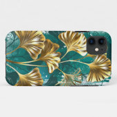 Zweigstelle mit goldenen Blätter Ginko Biloba Case-Mate iPhone Hülle (Rückseite (Horizontal))
