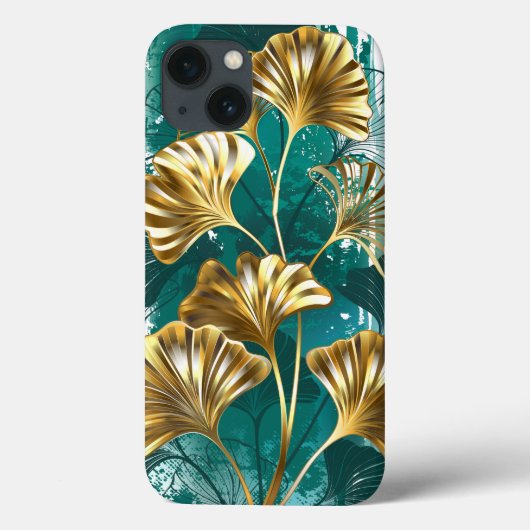 Zweigstelle mit goldenen Blätter Ginko Biloba Case-Mate iPhone Hülle (Rückseite)