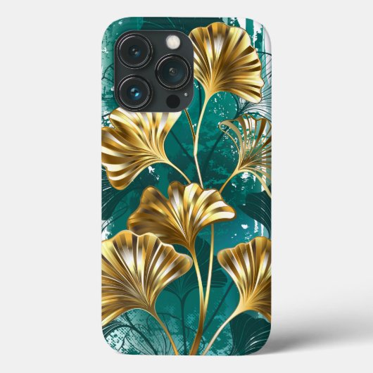 Zweigstelle mit goldenen Blätter Ginko Biloba Case-Mate iPhone Hülle (Rückseite)