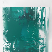 Zweigstelle mit goldenen Blätter Ginko Biloba Dreifach Gefaltete Einladung (Innen Erste Seite)