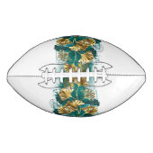 Zweigstelle mit goldenen Blätter Ginko Biloba Football (Vorderseite)