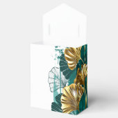 Zweigstelle mit goldenen Blätter Ginko Biloba Geschenkschachtel (Geöffnet)