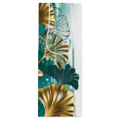 Zweigstelle mit goldenen Blätter Ginko Biloba Geschenktüte Für Weinflaschen (Vorderseite)