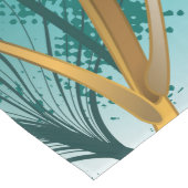 Zweigstelle mit goldenen Blätter Ginko Biloba Großer Tischläufer (Ecke)