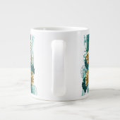 Zweigstelle mit goldenen Blätter Ginko Biloba Jumbo-Tasse (Rückseite)