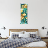 Zweigstelle mit goldenen Blätter Ginko Biloba Leinwanddruck (Insitu (Schlafzimmer))