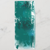 Zweigstelle mit goldenen Blätter Ginko Biloba Menükarte (Rückseite)