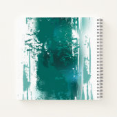 Zweigstelle mit goldenen Blätter Ginko Biloba Notizblock (Rückseite)