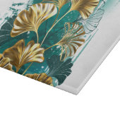 Zweigstelle mit goldenen Blätter Ginko Biloba Schneidebrett (Ecke)