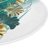 Zweigstelle mit goldenen Blätter Ginko Biloba Schneidebrett (Ecke)