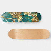 Zweigstelle mit goldenen Blätter Ginko Biloba Skateboard (Horizontal)