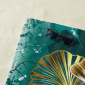 Zweigstelle mit goldenen Blätter Ginko Biloba Strandtuch (Beispiel)