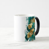 Zweigstelle mit goldenen Blätter Ginko Biloba Verwandlungstasse (VorderseiteRechts)