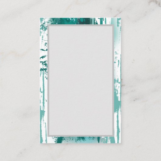 Zweigstelle mit goldenen Blätter Ginko Biloba Visitenkarte (Rückseite)