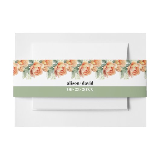 Zweigstelle mit Rose Blume Blumenzwiese Einladungsbanderole (Vorderseite Beispiel)