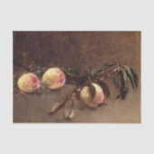 Zweigstelle Peaches von Eva Gonzales Seidenpapier (Vorderseite)