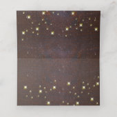 Zweigstelle Pine Cones Rustikales Weihnachtsfest P Platzkarte (Innenseite Aufgefaltet)