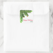 Zweigstelle Pine Tree - Aufkleber auf dem Platz (Tasche)