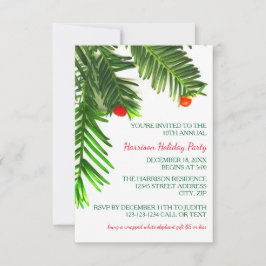 Zweigstelle Pine Tree - Weihnachtsfeier 3x5 Party Einladung