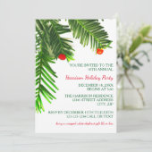 Zweigstelle Pine Tree - Weihnachtsfeier Party Einl Einladung (Stehend Vorderseite)