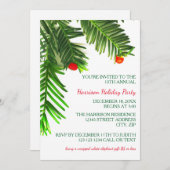 Zweigstelle Pine Tree - Weihnachtsfeier Party Einl Einladung (Vorne/Hinten)