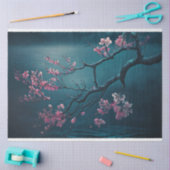 Zweigstelle Pink Cherry Blossom, Chinoiserie Seidenpapier (Basteln)
