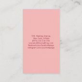 Zweigstelle Sakura - Kirschblüte Visitenkarte (Rückseite)