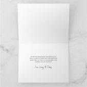 Zweigstelle Toile Lemon Dankeschön Karte (Innenseite)