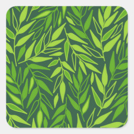 Zweigstelle verlassen. quadratischer aufkleber